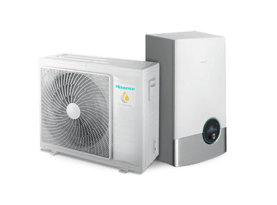 Pompa e nxehtësisë Hisense Hi-Therma 8 kW - Set (AHW-080HCDS1 / AHM-080HCDSAA)
